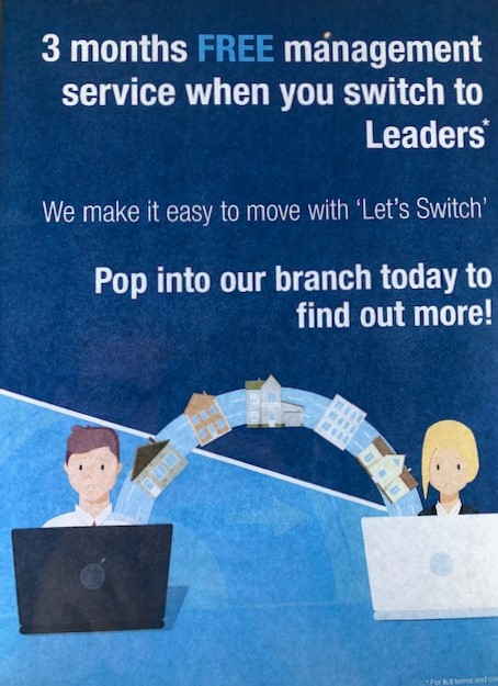 LeadersCran's tweet photo. Why wouldn't you switch? Are you currently receiving the service you had hoped for? if not contact us today!
#Landlords #Serivice #LetsSwitch #PropertyExperts #Cranleigh #Surrey #PropertyMarket
Tel: 01483 274 444
Cranleigh@leaders.co.uk https://t.co/gK13yZF9Zr