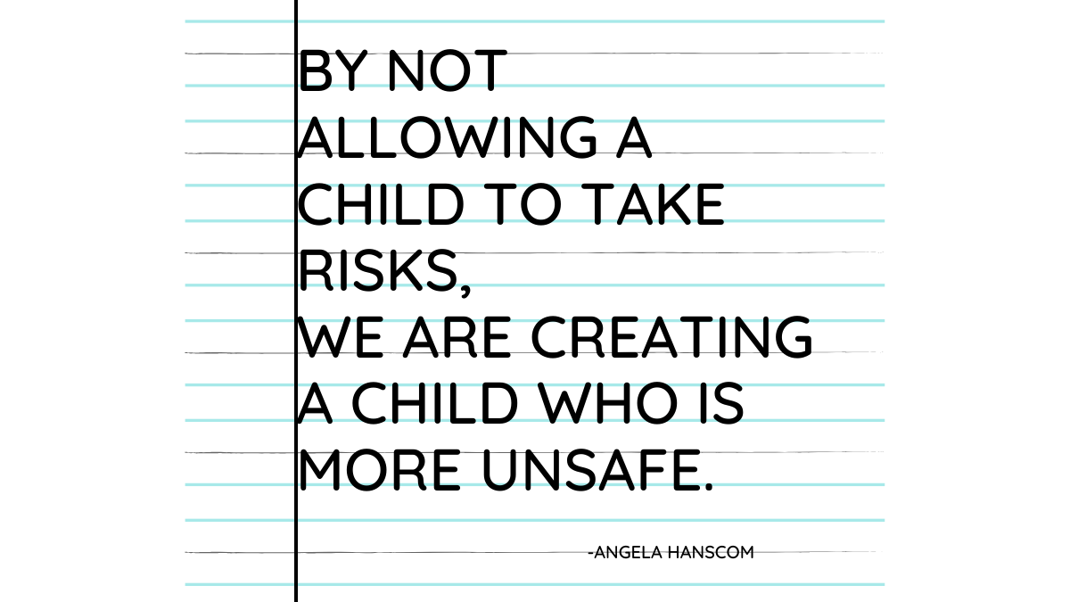 We can become barriers to our children's development when we let our fear get in the way of them taking risks.
Children need to move in ways that make us gasp.
They need to:
 Swing "high as the sky"
Climb that tree a little higher
Look up and say "Look mom no hands!"
#parenting