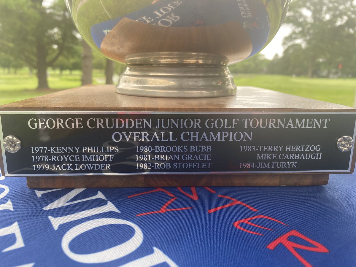 LancJGT's tweet photo. Do you see a name that you recognize on our #LCJGT G. Crudden Memorial trophy? Yes!! Itโs @jimfuryk #JimFuryk #1984 https://t.co/HDa7uYtowM