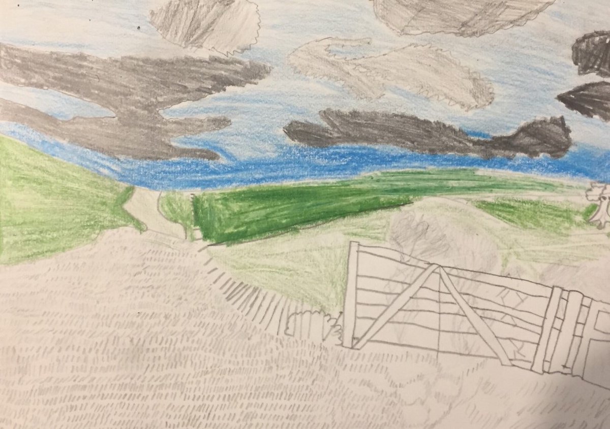 Amaia_Movie's tweet photo. Of the main projects set over the home-learning phase, the Year 8 one on landscape was the most taxing. These students can be proud of their achievement. #LandscapePainting #Challonerart #Year8Projects https://t.co/ayDIdDZF2M