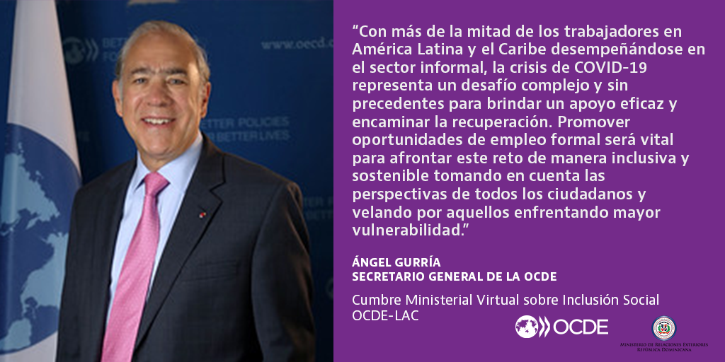 El desarrollo de un mercado laboral incluyente ha sido durante largo tiempo un elemento importante de la agenda política de los países de #LAC.
Esta tarde continuamos la discusión sobre mejores oportunidades de empleo para grupos vulnerables #LACMinisterial. https://t.co/w52FdvEMIQ