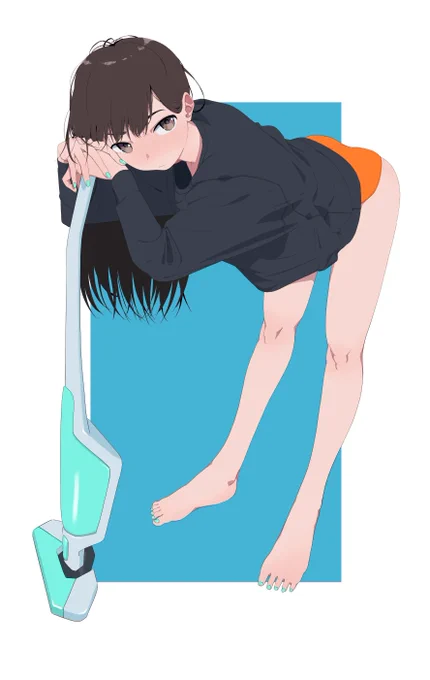こういう服が描きたかった女の子です 