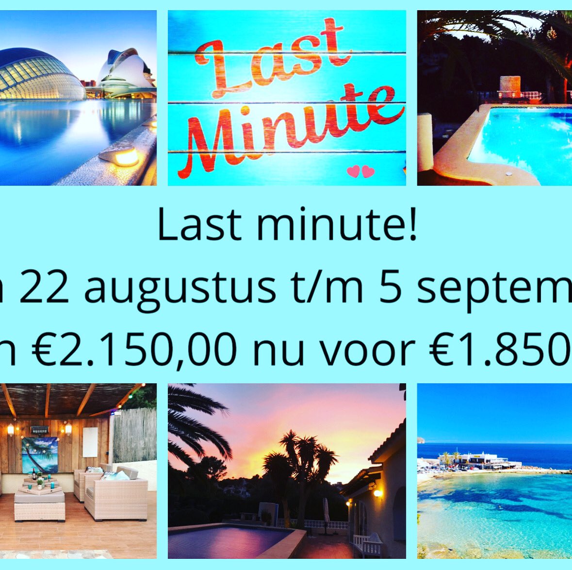 Last minute!
6 pers. met privé zwembad.
villalosleones.nl
#Lastminute #spanje #rolstoel #vakantie