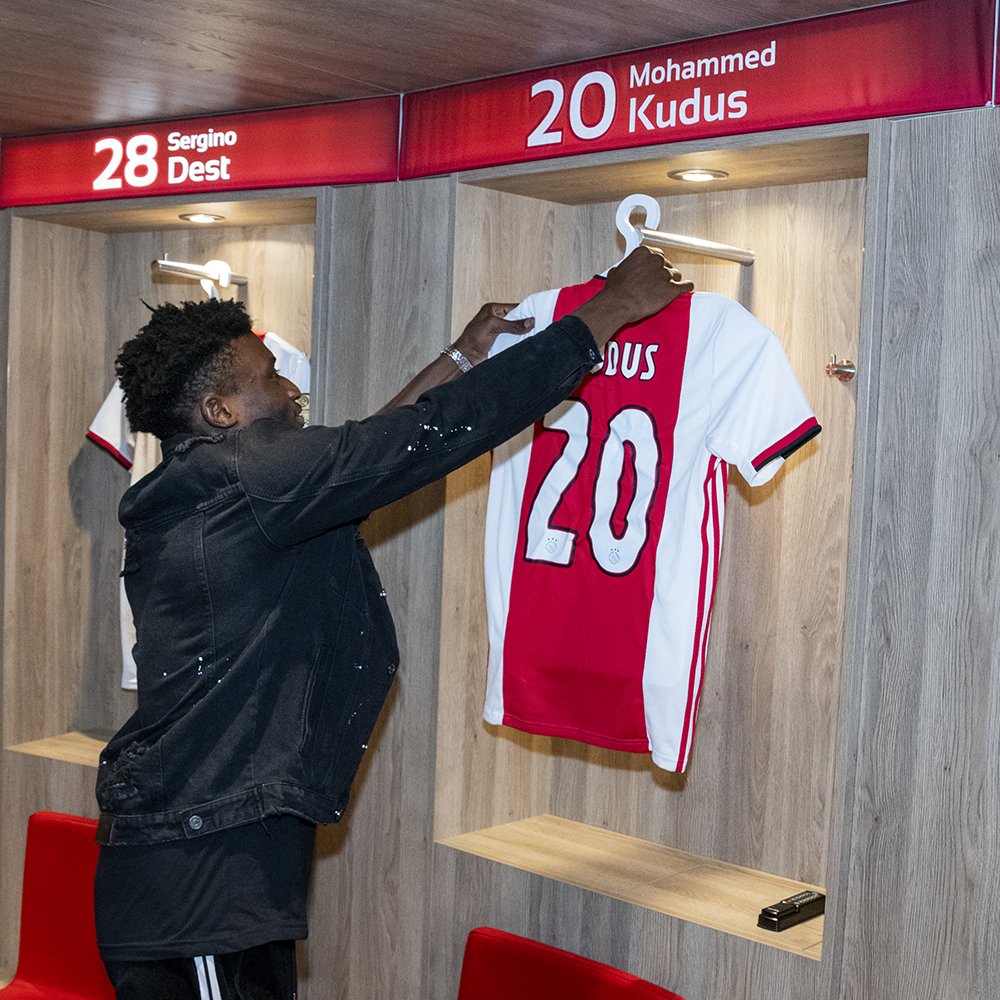 AFCAjax's tweet photo. Our new number 𝟮𝟬. 👕

#KudusDream https://t.co/I91EwqsjPW