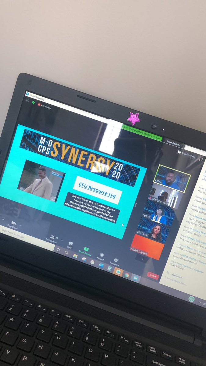 gdowns79's tweet photo. OmG 2nd Day! @SynergyMDCPS #SynergyMDCPS2020 #dontzoomThroughinstrucrion @tmullin1889  Amazing Instructors #drToniBilbao #crO https://t.co/vIHReXISvV