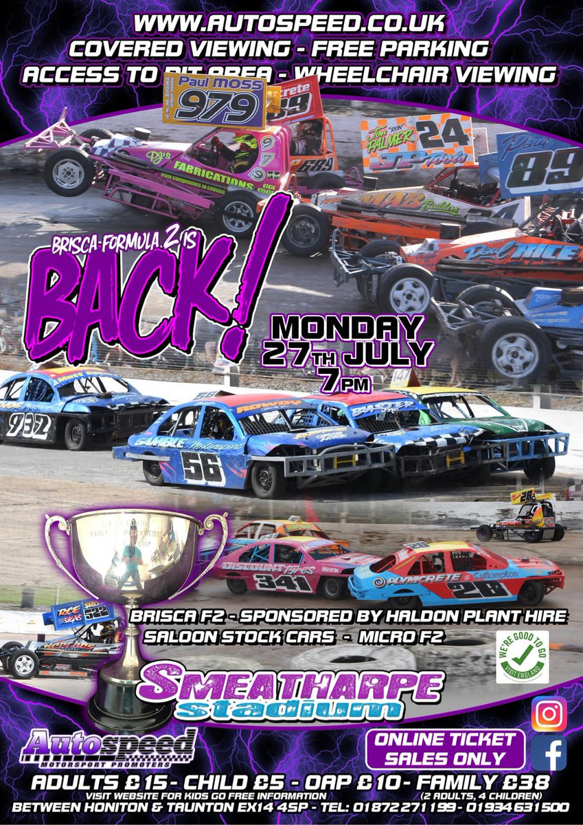 TMRsupplies's tweet photo. Racing is back!!! 
💻 https://t.co/8aFLesiFUx
📲 TMR Supplies Ltd - Brisca F2 Stock Cars
📞 01282 447790
📸 tmrsupplies 
💬 @TMRsupplies 
#motorsport #ovalracing #tmrsupplies https://t.co/Sp3mHdbU97