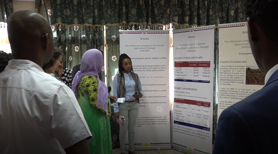 WitnessEritrea's tweet photo. Before speaking w/ the Minister of #Agriculture, Arefaine Berhe, we listened to a presentation about the specifics of the #MIHAP program. It was a great & informative presentation!
@GeorgeMasonU @masonglobal @GMUCarterSchool #studyabroad #development #UN #SDG @wedigere https://t.co/2wK8VwGC1e