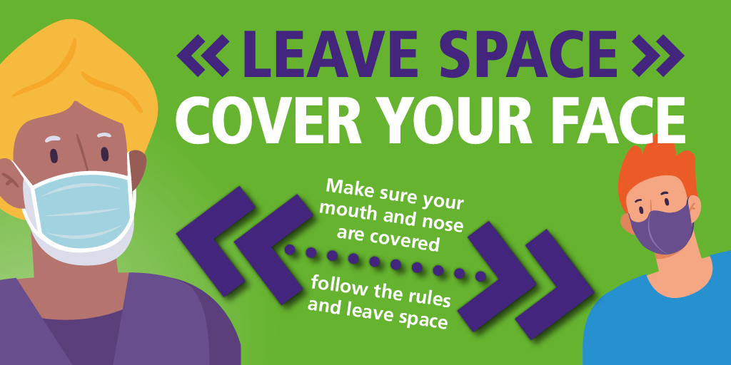 LNWH_NHS's tweet photo. Face coverings cover your mouth *AND* nose. They help keep COVID out, but only if we all wear them *properly*. They aren't:
- a chin strap for an invisible helmet
- eye masks for sleepy times
- big hooped earrings
#LeaveSpace #CoverYourFace
https://t.co/tjmx8sPj8d https://t.co/SQ3HlHvAvP