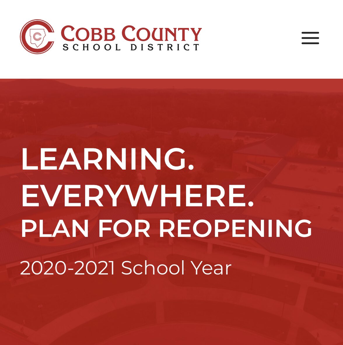 #BREAKING Cobb County School District will go 100% “Remote Choice” learning starting on August 17th, superintendent says. School year will start in virtual environment. Unknown if it’ll be for the whole year or first semester. <a href="/wsbtv/">WSB-TV</a>