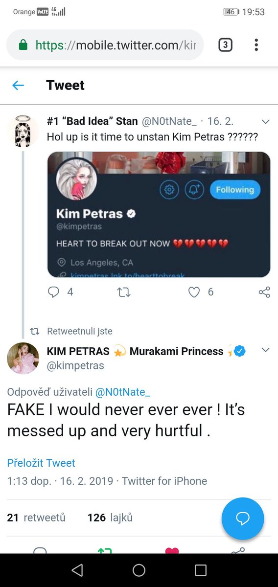 First off there was a screenshot being spread around of kim liking a tweet saying that kesha lied which is false kim saw this tweet and responded proving that the "screenshot" was photo shopped and false.