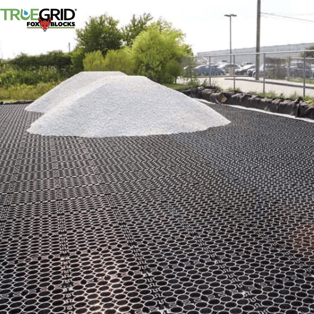 Outperform asphalt and concrete with your permeable, gravel parking lot. Check out our Guide to Gravel Parking Lot Construction with TRUEGRID — on the blog! truegridpaver.com/gravel-parking…