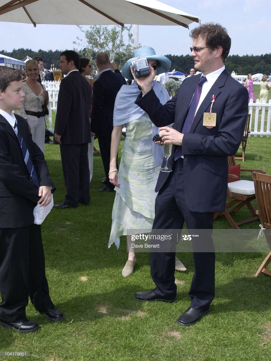DR69iF6gm3rqG56's tweet image. Colin and son Will.  The Chinawhite Cartier Polo Party, At The Guards Polo Club, Smiths Lawn, Windsor Great Park In Windsor, Surrey