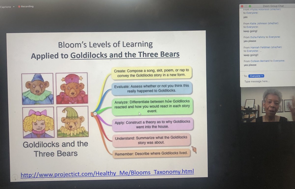 LOVE the idea of explicitly teaching students Bloom’s taxonomy!  Metacognition is KEY!  Thanks for a great presentation, Saundra McGuire. 👏🏻 #MBEDeepDive