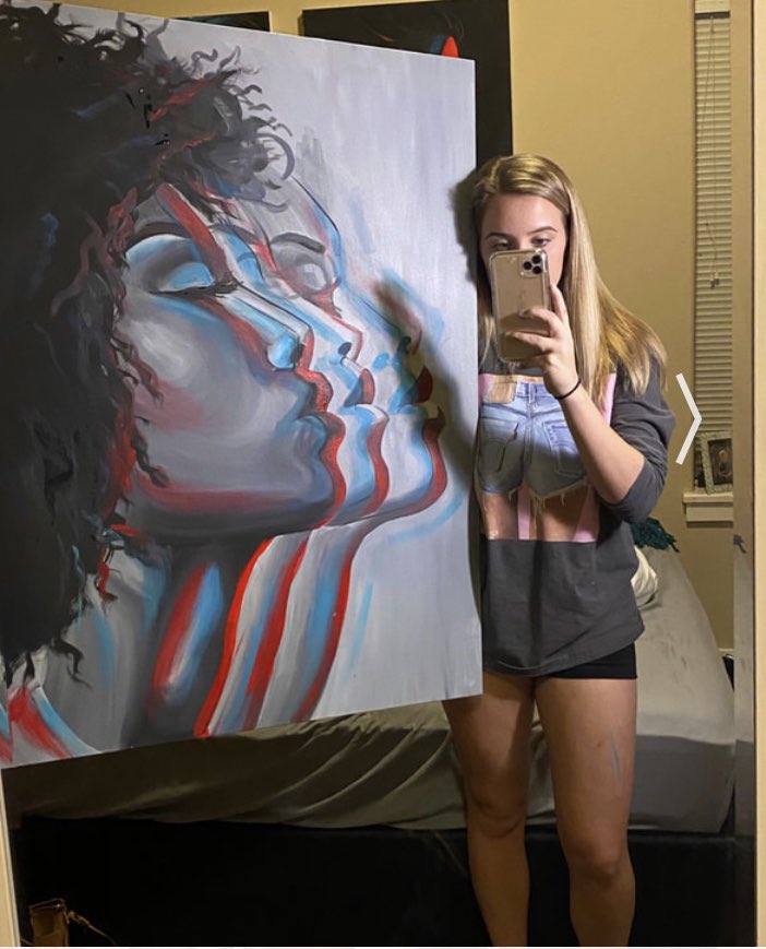 abbielelong's tweet photo. Y’all ever seen @kaylacarlileart ??? Y’all wanna learn from her in PERSON??? There’s still seats for Saturday’s paint class!!!! Here’s some of her art just to convince you to go even more 

https://t.co/BbuhebDMjH https://t.co/iTveFEp0ag