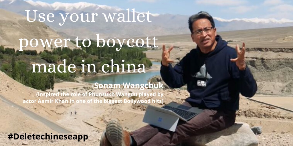 EqualOppIN's tweet photo. We should stop buying Chinese goods, with the help of which China gets huge amount and from that China invests in arms.
#Deletechineseapp
#ChinaFreeWorld https://t.co/svAoajGyfQ