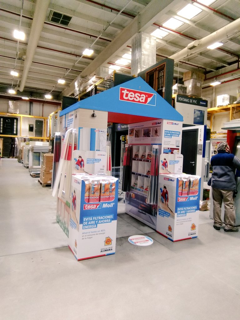 CreavisArg's tweet photo. Stands "Casitas" TESA MOLL, desarrolladas y fabricadas por #Creavis para TGD Comunicación Integrada y su cliente @tesatapeinc https://t.co/B5DCi79CC8