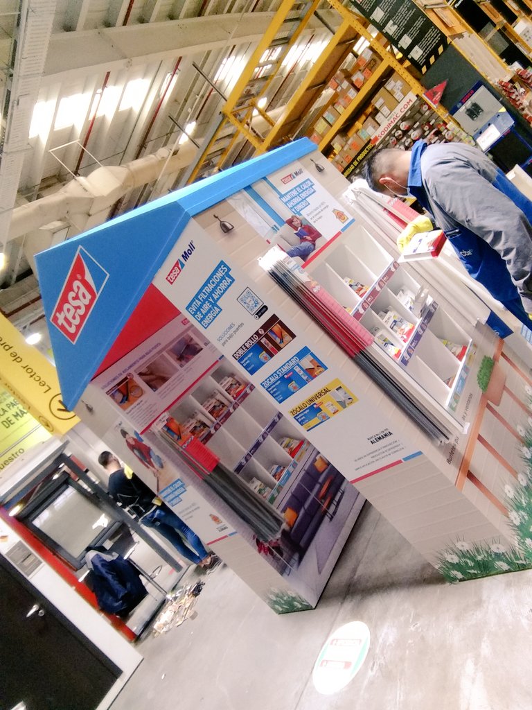 CreavisArg's tweet photo. Stands "Casitas" TESA MOLL, desarrolladas y fabricadas por #Creavis para TGD Comunicación Integrada y su cliente @tesatapeinc https://t.co/B5DCi79CC8