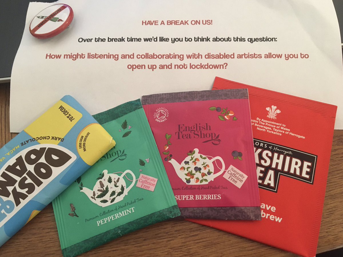 KateElizabeth03's tweet photo. Enjoying #ADiffWaytothink gathering this afternoon especially love being sent snacks and tea in the post for break-time ❤️ @DarylBeeton https://t.co/FglCF9CmWJ