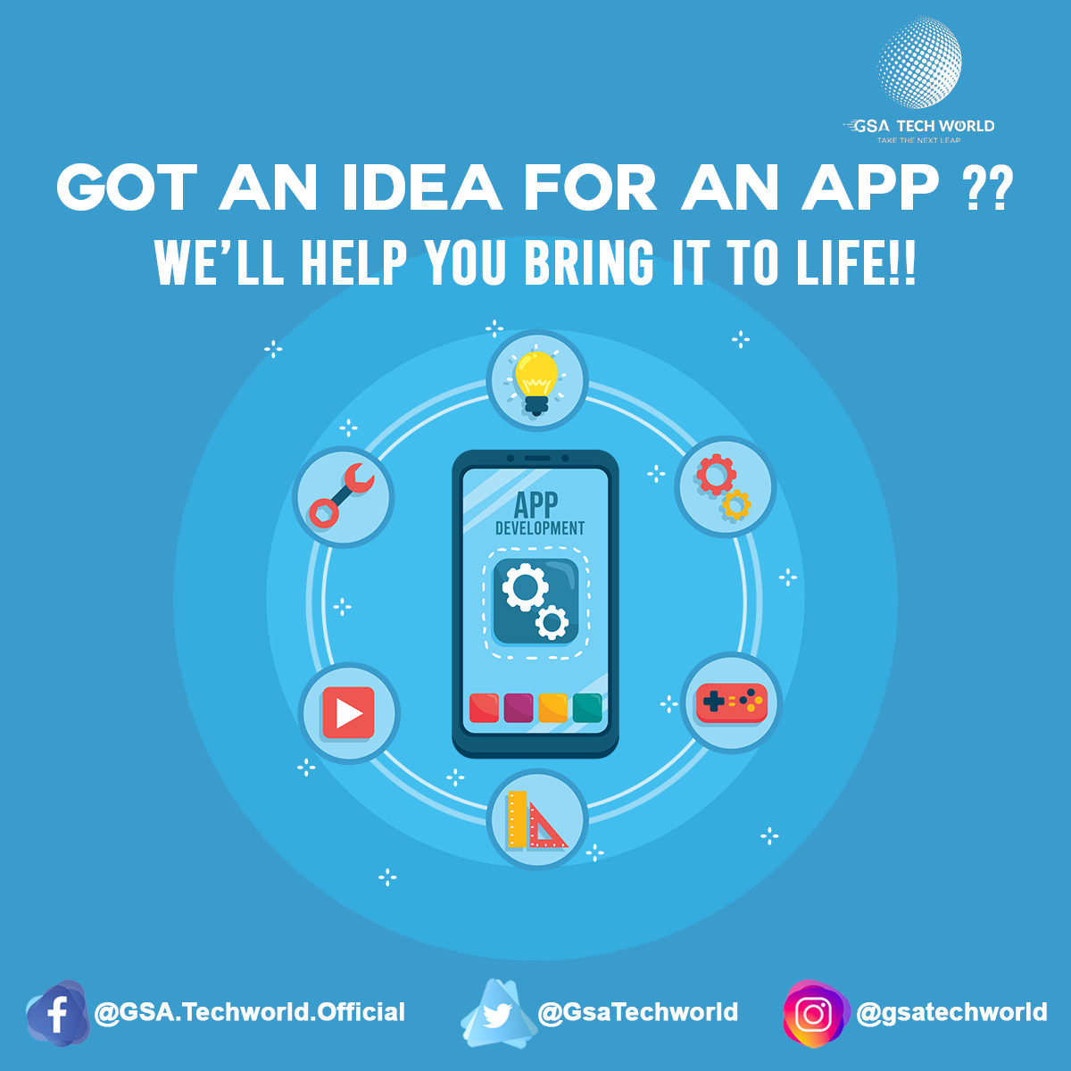GsaTechworld's tweet image. Looking for App developers?
Hire the leading company for your development needs - GSA TechWorld
.
.
#iosdevelopment #androiddevelopment #hybriddevelopment #gsatechworld