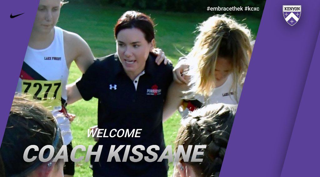 kenyonxctf's tweet photo. Please help us welcome Coach Ciara Kissane, as she will be the next Head Cross Country Coach for the Lords and Ladies of Kenyon College! Welcome to the family Coach Kissane!
...
#embracethek #kcxc #golords #goladies https://t.co/lG8RgeaacB
