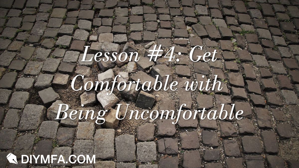 DIYMFA's tweet photo. Read the fourth installment of Gabriela Pereira’s “Ten Lessons in Ten Years” series, where she discusses why things have to suck in order for us to move past our writing comfort zones. Check it out here: https://t.co/jqJoUObiwx #writewithfocus https://t.co/8JtPBxEhKO