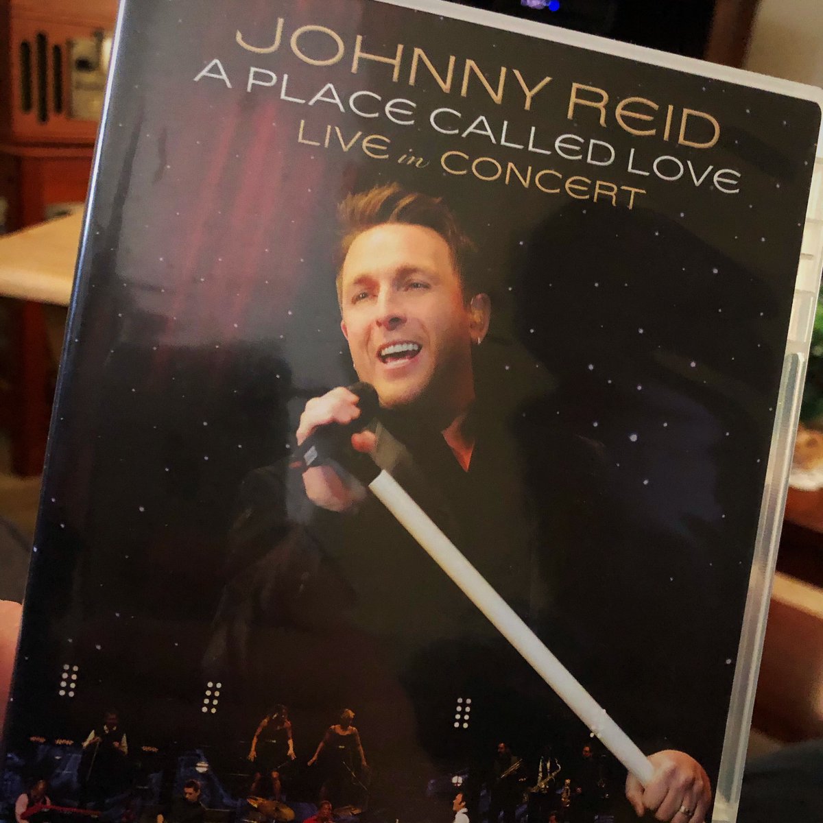 megmuise's tweet photo. Dug this out today to pretend I was at a concert again 😢😢😢 @JohnnyReid https://t.co/P3k29olUnG