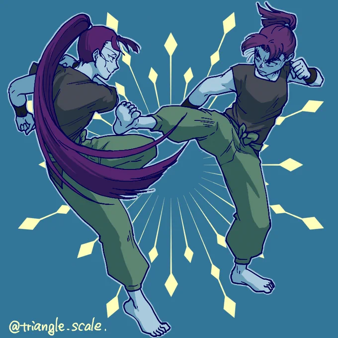 組手
#nin_draw 