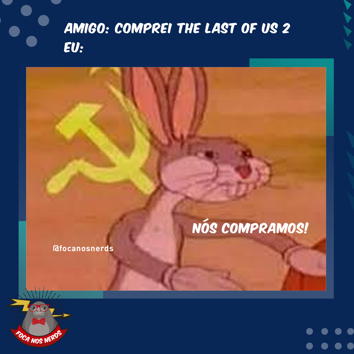 focanosnerds's tweet photo. Nós compramos, amigo 😌⁣⁣⁣⁣⁣⁣⁣⁣⁣
⁣⁣⁣⁣⁣⁣⁣⁣⁣
Curta, compartilhe e siga @focanosnerds⁣⁣⁣⁣⁣⁣⁣⁣⁣
⁣⁣⁣⁣⁣⁣⁣⁣⁣
#gamer #geek #nerd #meme #humor #humornerd #humorgeek #thelastofus2 #sony #playstation #ps4 #ps4meme #memenerd
⁣⁣⁣⁣⁣⁣⁣⁣⁣ https://t.co/7BEh4OvDw2