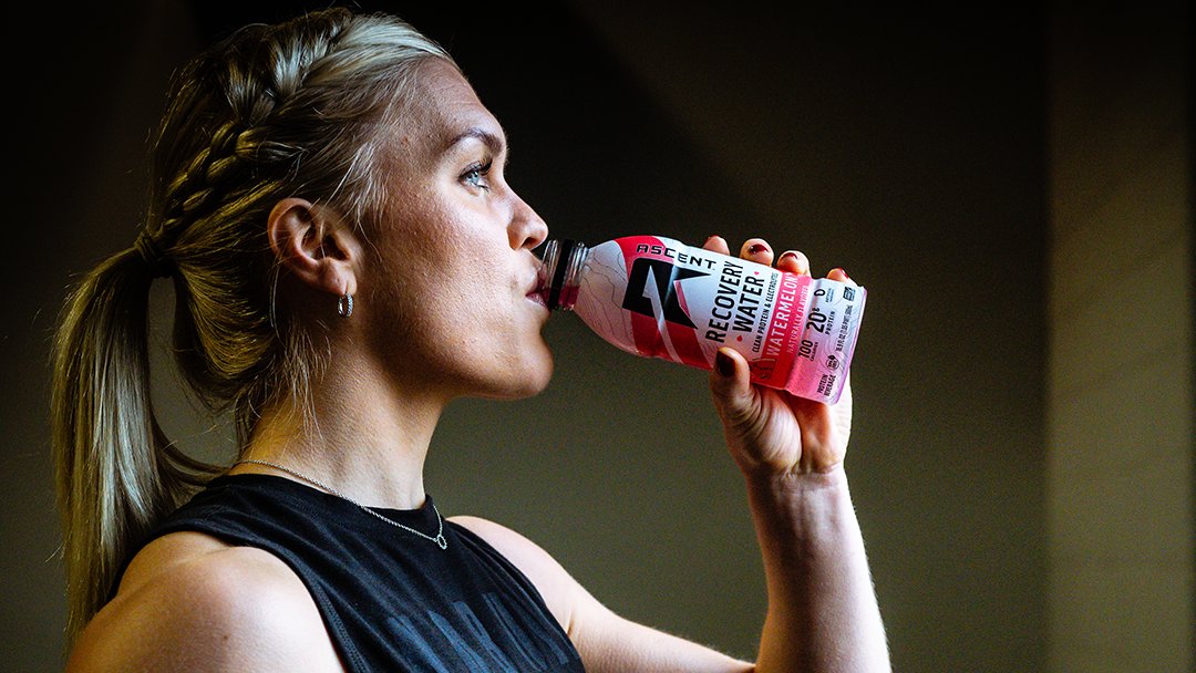 Ascent_Protein's tweet photo. Watermelon #RecoveryWater is back in stock! This flavor has been flying off the shelves. We are excited to say it is now back in stock and available for purchase; https://t.co/hZZCtZEQ8y. https://t.co/BZ4KB8RiNP