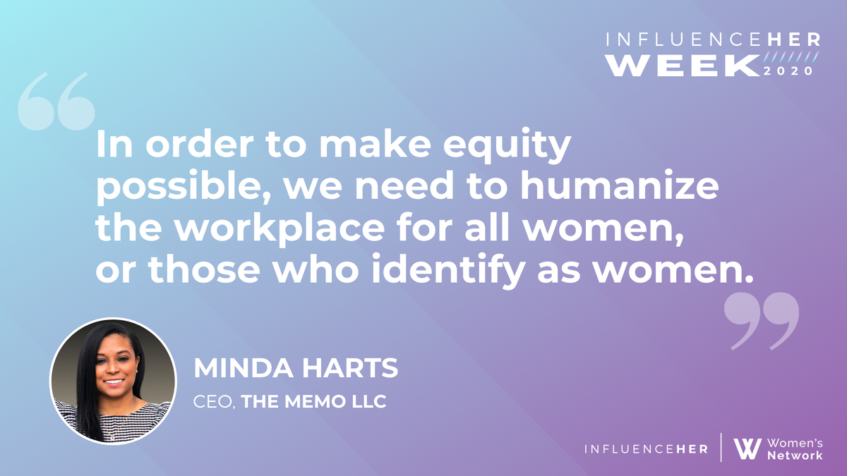 bosbizwomen's tweet photo. So many career books use a one-size-fits all approach that doesn't reflect the experiences of Black women and women of color.
So @mindaharts said, "let me write a book in which we get to see ourselves in the narrative."
#InfluenceHERWeek https://t.co/BNm2fYiYEx