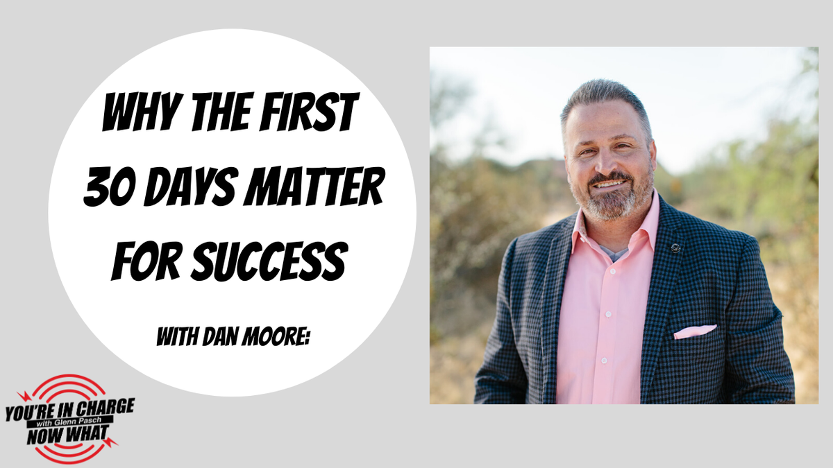 Ever wonder why how you begin impacts how you end? Well <a href="/mooreofdan/">Dan Moore</a> shares his thoughts &amp; why he wrote his most recent book on the subject.  Don't miss this conversation 
youtu.be/KpxyiQVNXFs
#inchargenowwhat