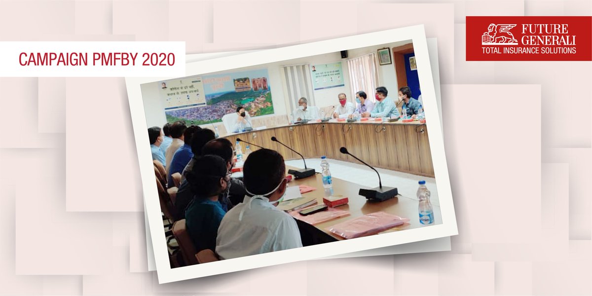 GeneraliCentral's tweet image. A training session was organised in Bundi, Rajasthan by FGII to maximize the enrollment of farmers in PMFBY. The session was inaugurated by Hon. DM Ashish Gupta in presence of Deputy Dir. of Agriculture Ramesh Chand Jain and Lead District Manager Akshay Sharma.
#PMFBY #FGII