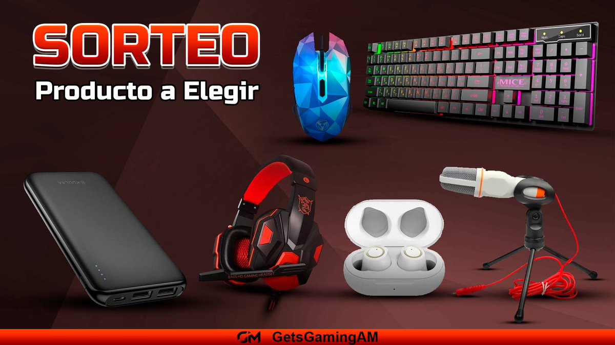 GetsGamingAM's tweet photo. 💥🎁#SORTEO DE PRODUCTO A ELEGIR🎁😱

REQUISITOS PARA PARTICIPAR:
• Dar RT🔁
• Seguir a @GetsGamingAM
• Seguir a @ElevenPark_

Finaliza el 24/07⏳

¡SUERTE! 🍀 https://t.co/yu225dhQca