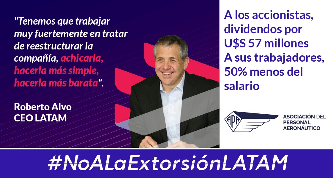 Julimaiden76's tweet photo. POR LA CONTINUIDAD LABORAL DE LXS 1700 TRABAJADORXS DE LATAM  

#NoALaExtorsionLATAM @MindeTransporte @Kicillofok @APAERONAUTICOS @CFKArgentina @AtacamaLuna @MinTrabajoAR @mariomeoni https://t.co/Iloc0iHWg5
