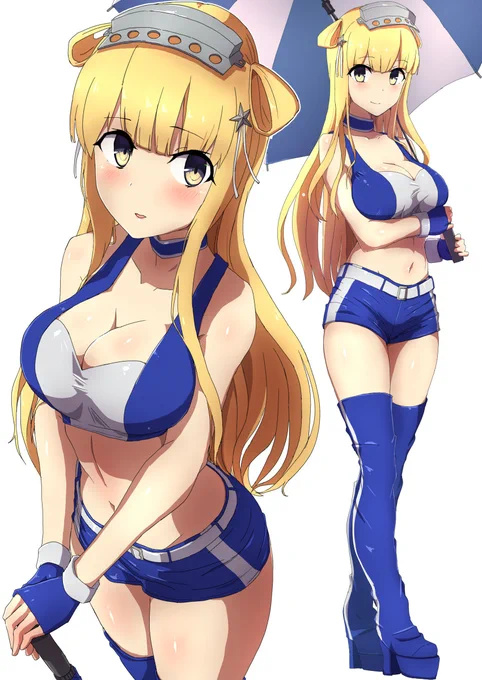 お題箱よりレースクイーン風フレッチャーちゃん 