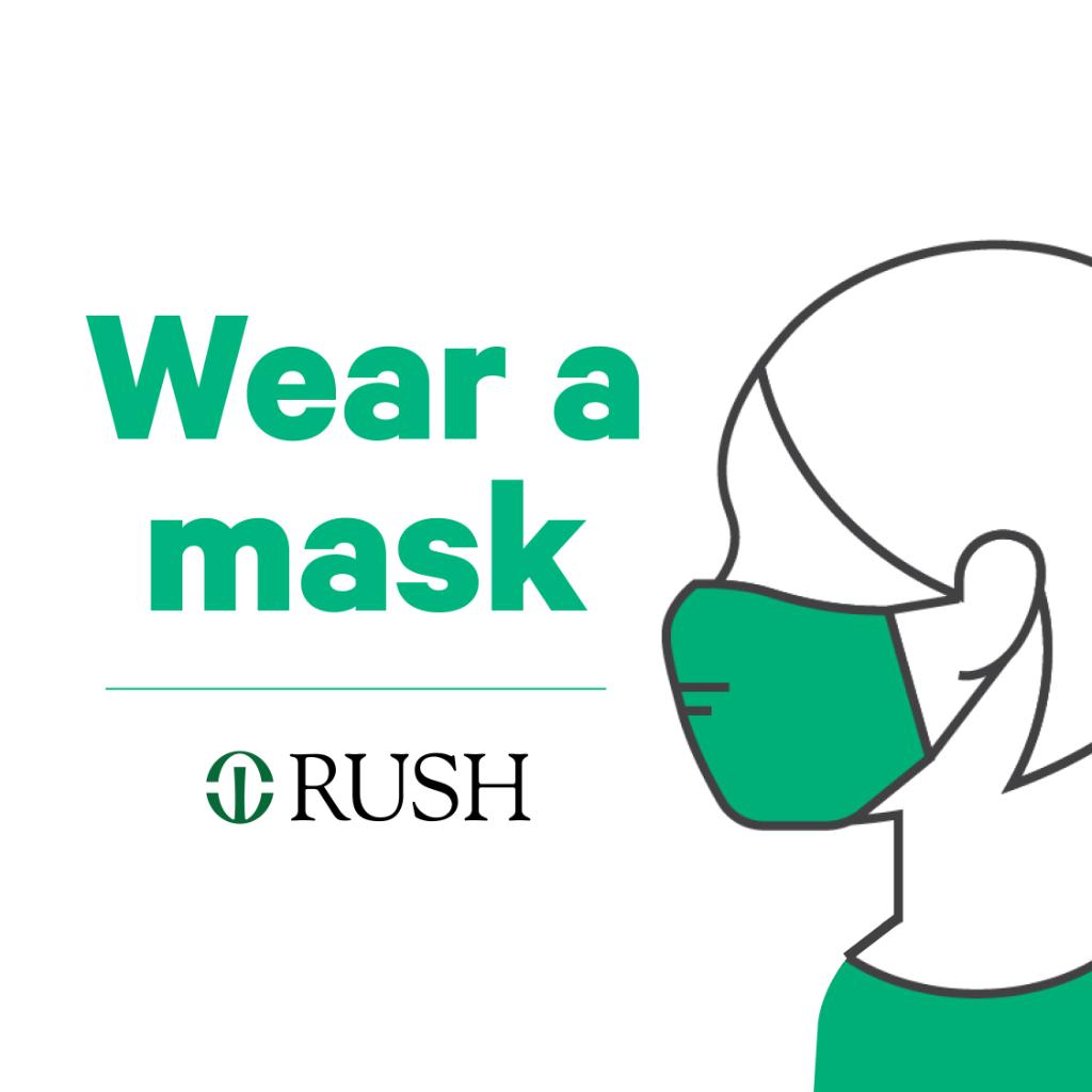 RushMedical's tweet photo. “By practicing social distancing and being thoughtful about wearing face masks, we can help to keep each other, and our communities, safe from #COVID19.” — Michael Lin, MD, Rush infectious disease specialist https://t.co/eV3NPuNl56 https://t.co/qcDZbl1RAy