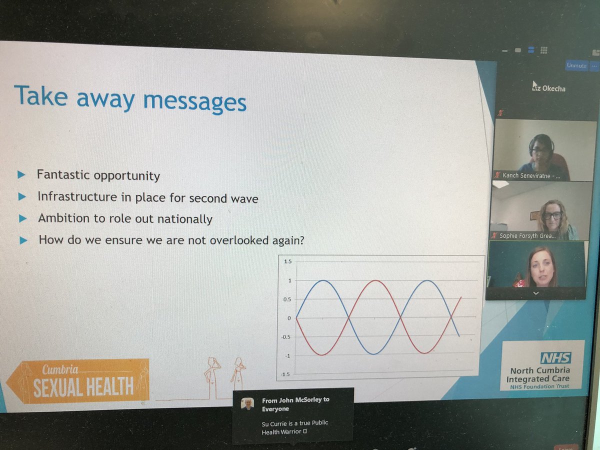 BASHH_UK's tweet photo. “When we’re so good at it, why shouldn’t Sexual Health be involved in contact tracing for COVID-19 #virtualBSM @su_currie #bashh @cerievans61 https://t.co/OhV0XNm7Ib