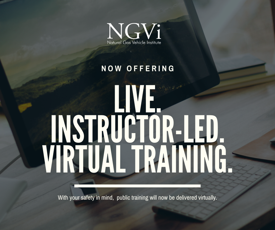 NGVInstitute's tweet photo. NGVi is very excited to now offer live instructor-led virtual training! You will experience the same high-quality learning with expert instructors from the comfort of your own space. To register, visit https://t.co/2DTwWlBOFU.
#cng #naturalgas #training #virtualtraining https://t.co/dPsJoOrtxj