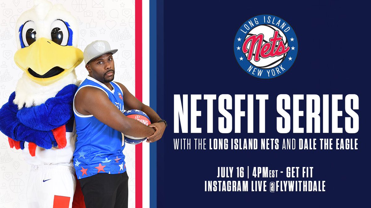 LongIslandNets's tweet photo. REMINDER: Today on @FlyWithDale’s Instagram at 4PM it’s GET FIT with Dale and Mel 💪 https://t.co/4Lb2eax3VD