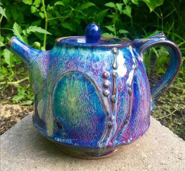 EclipseAtBM's tweet photo. #Alice love's this teapot's glaze! She thinks artist Daniel Christie of Hot Rock Pottery would have a #mad Tea Party!
#EclipseAb #shopILM #artgallery #fineartcraft #oneofakind #eclectic #unique #shopsmall #localfav #shopwilmington #wilmingtonncartists #wilmingtonnc #bestart https://t.co/xo03X9wUdg