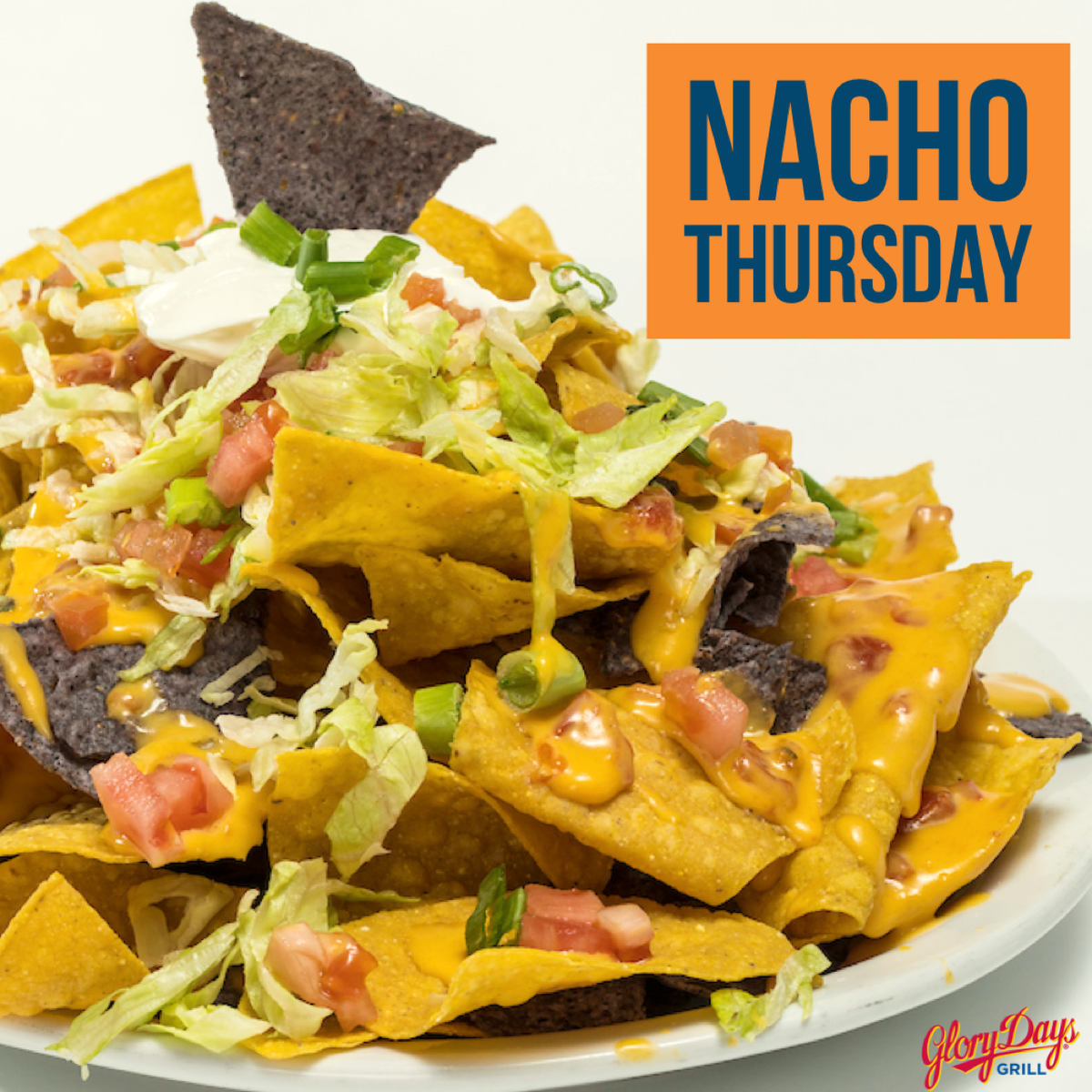 GloryDaysGrill's tweet photo. Thursdays are for NACHOS! Order a half order of chili nachos for $5.99. A great deal and really tasty nachos! Dine with us today!
#nachos #machonachos #nachothursday https://t.co/s1dI0oMk4z