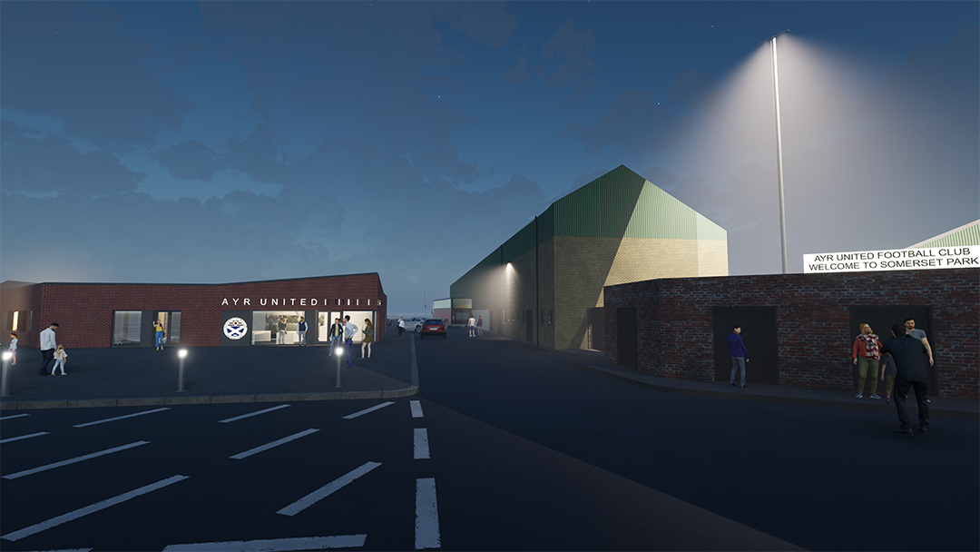 DenhamYoud's tweet photo. Here is one of our latest projects for Ayr United Football Club. The Somerset Hub will provide the club with much needed additional accommodation including a club shop, social hub &amp; offices. We look forward to exciting times ahead for the club https://t.co/tTuWMgRDpj