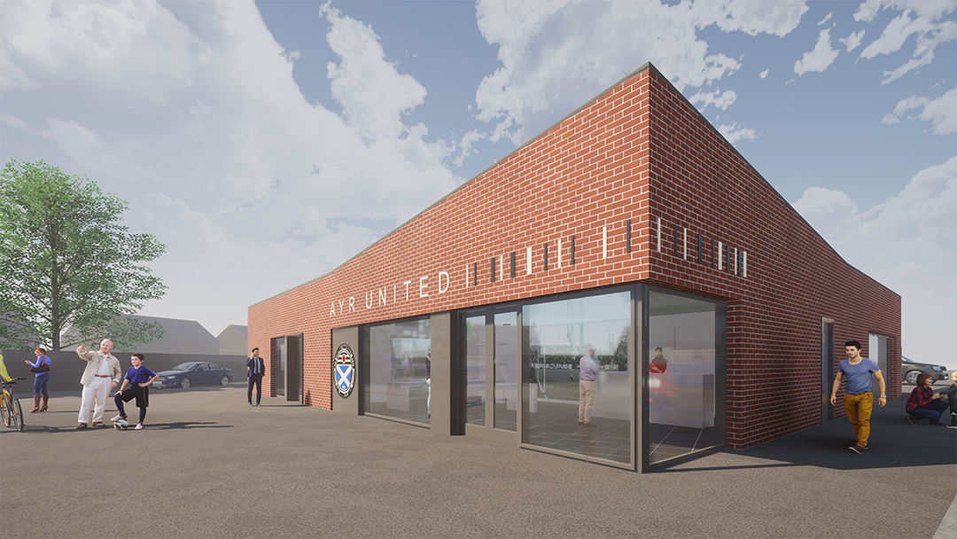 DenhamYoud's tweet photo. Here is one of our latest projects for Ayr United Football Club. The Somerset Hub will provide the club with much needed additional accommodation including a club shop, social hub &amp; offices. We look forward to exciting times ahead for the club https://t.co/tTuWMgRDpj