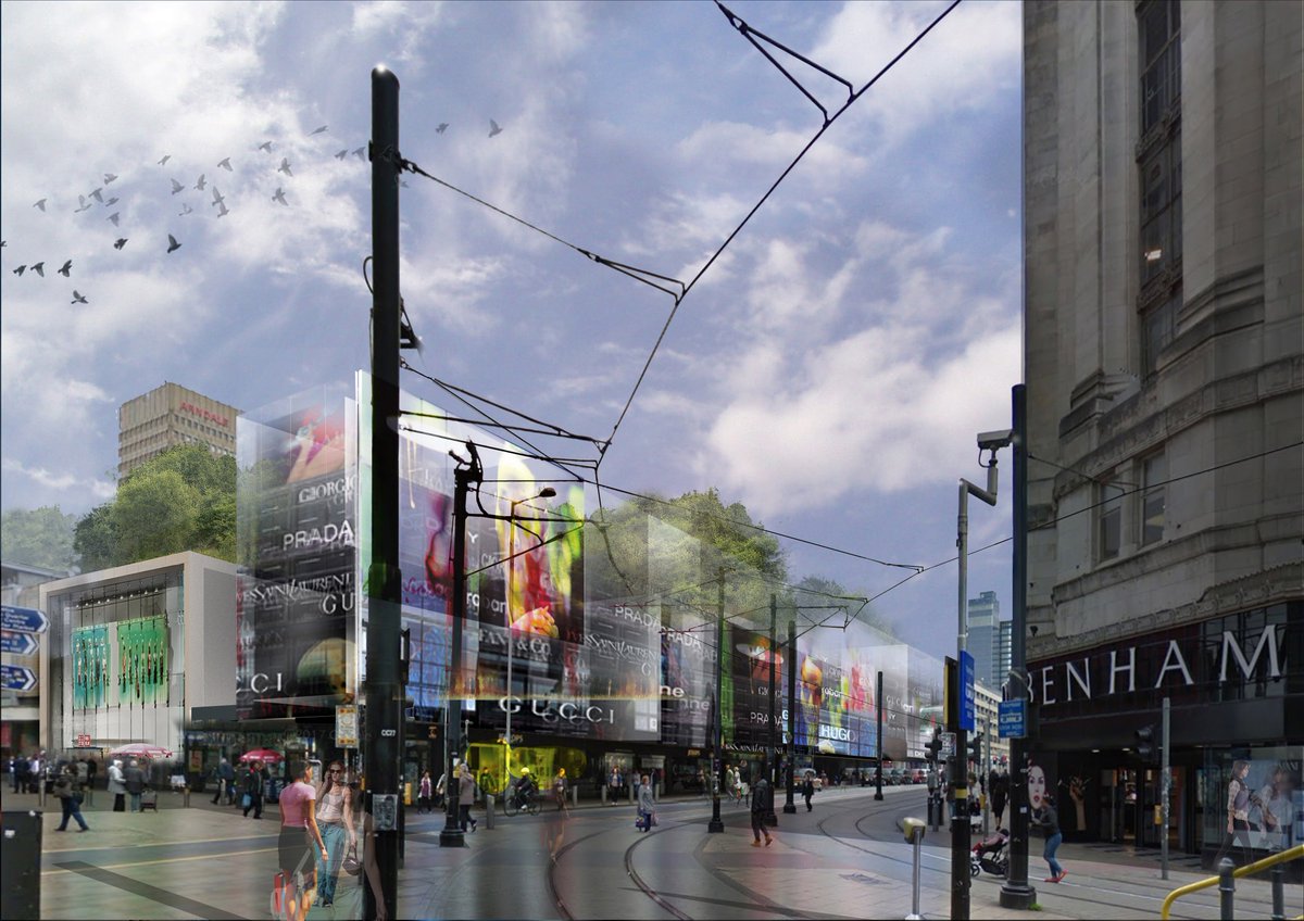 Chapman_Taylor's tweet photo. Design concept for a new Digital Facade and Roof garden to enhance an existing retail asset #AssetEnhancement #Digital #DigitalFacade #MediaFacade #DigitalMedia #LEDMediaFacadeSystems #Retail #RetailArchitecture #RetailDesigners #Architects #Architecture #Design #Designers https://t.co/uf6D9ZL1jb
