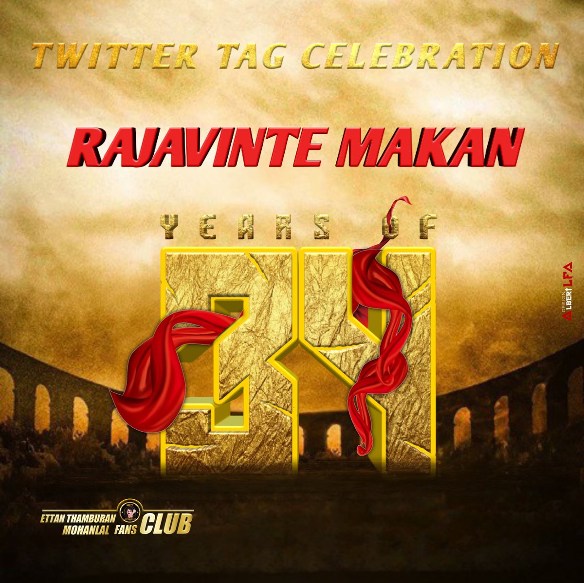 MohanlalMFC's tweet photo. Are you waiting for the DP? 

#34YearsOfRajavinteMakan https://t.co/KasFw9uTyX