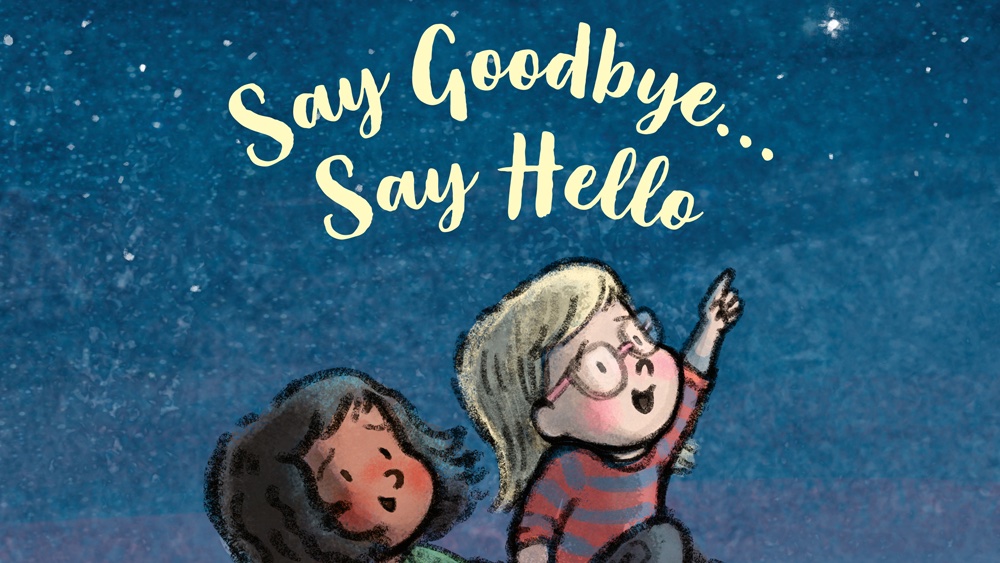 Scallywagpress's tweet photo. 'This simple, touching picture book with warm and affecting illustrations will help children learn emotional highs and lows, and to cope with all the hellos and goodbyes they will experience in life.' #SayGoodbyeSayHello review in @BooksForKeeps, see their new issue 243 for more! https://t.co/NujO4AI4Vm