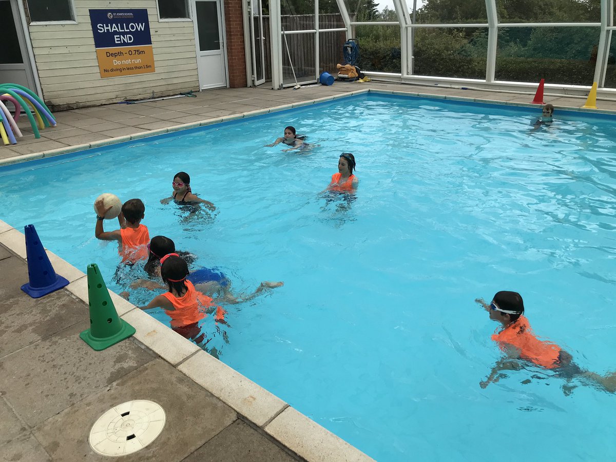 St_Johns_School's tweet photo. More fun in the sun at summer camp using our swimming pool this week https://t.co/91Xd3lv4Ks