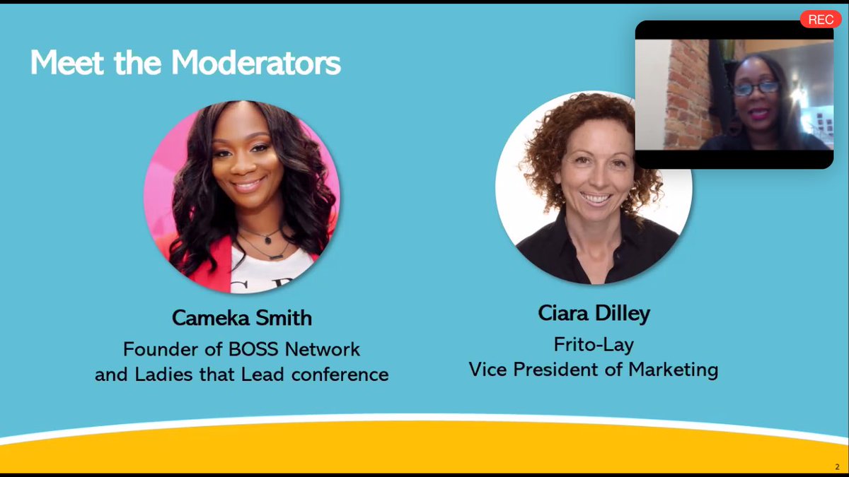 TheKayDexter's tweet image. EXCITED to see the #BOSS herself @iamCameka discuss “The Rise of The Female Founder”! #GirlPower #BOSSNetwork #FemaleFounders #Entrepreneurship #SmallBiz #FemaleCEO @StacysPitaChips  @TheBOSSNetwork @zoom_us @eventbrite