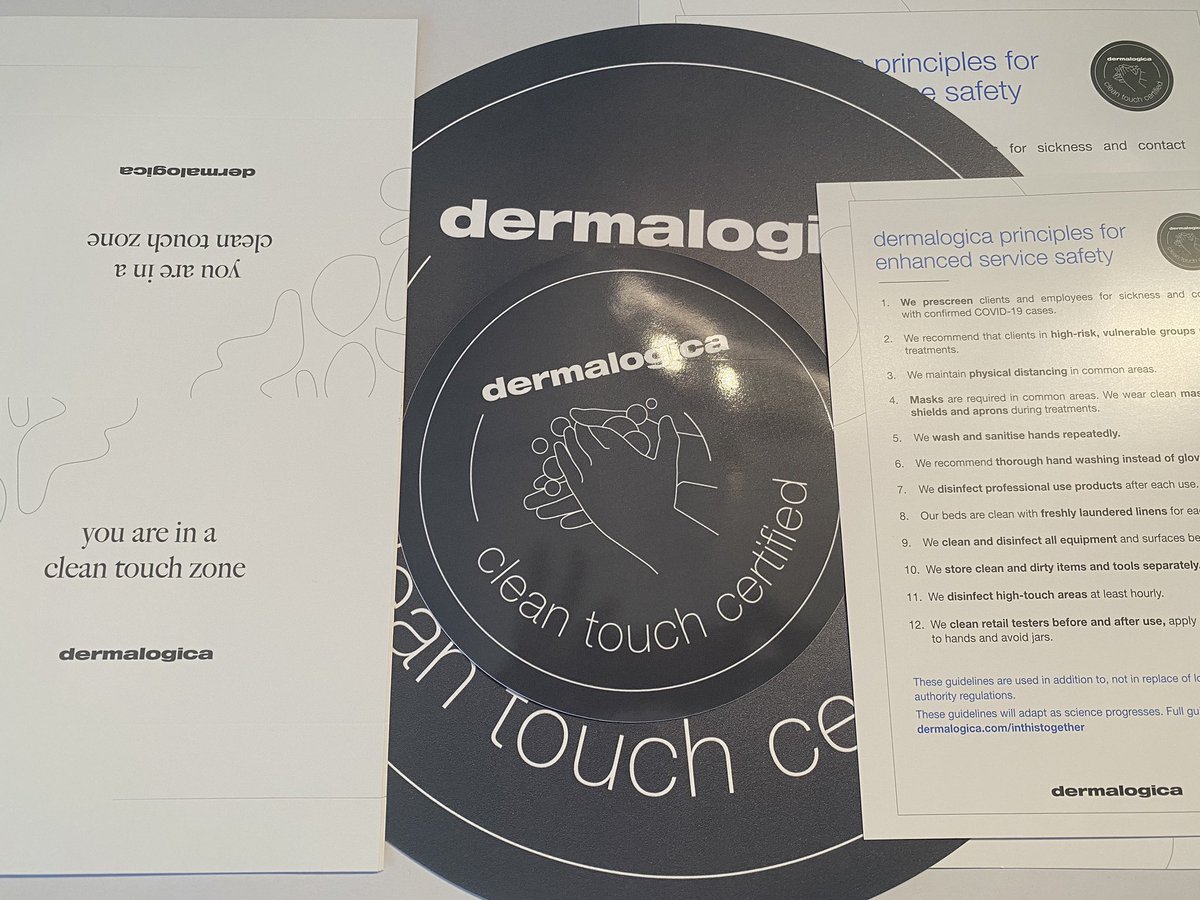 Thank you @dermalogica for sending my #cleantouchcertified #pack 
I can’t wait to put it in my #clinic 💕
#facial #waxing #aesthetician #acne #dermalogicaexpert #hydrofacial #skin #beauty #facecare #janeiredale #microneedling #skincare #selfcare #retinol #skincarespecialist #care
