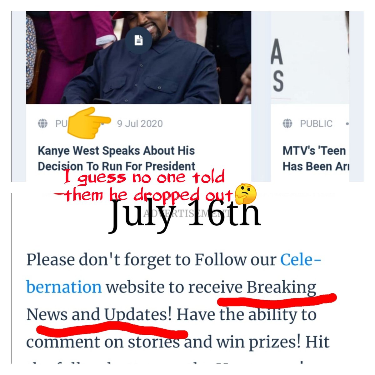 jim_osb's tweet photo. @tabbypotter @theyhavethedumb @dee_vah_licious @PBandJenelley_1 Today's Celebernation's 'Breaking News' story🙄😖
I can't put my finger on it BUT for some reason don't think Celebernation is legit🤔 😅🤣😂
ANOTHER #EasonFailure https://t.co/dQmeJnSkXi